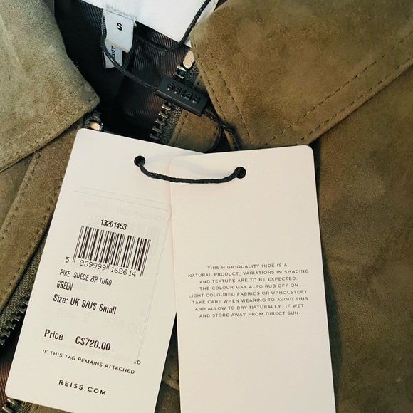 COPY - PIKE
SUEDE ZIP THROUGH TRUCKER JACKET - Picture 4 of 5